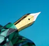 Pens Moonman M700 Resin Luxury Fountain Pen Bock F Nib # 6 Ink Pen Original Box