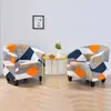 Capas para cadeiras Club Chair Slipcover Stretch Armchair Covers Impresso Tub Chair Chair Cover Sofa Covers Spandex Sofá Covers for Bar Counter Sala de Estar 230627