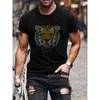 T-shirt da uomo T-shirt oversize moda uomo di qualità Wing Drill Tee Top manica corta O-Collo Street Abbigliamento uomo Tshirt Y2K 230627