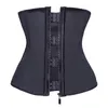 Women's Shapers HEFLASHOR Women Zipper&Hook Hourglass Latex Underbust Corset Waist Training Body Shaper Ladies Gym Fitness Trainer