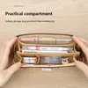 Tassen 1 dk Japan Kokuyo Stationery Cat Limited Pencil Case Grote capaciteit Simple Kawaii Cute Storage Bag Office School Ser je benodigdheden