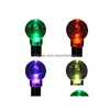 Portachiavi Cordini Creatived Colorf Cambiare Led Torcia Luce Mini Bb Lampada Portachiavi Chiaro Torcia Portachiavi Novità Natale Gif Dhlz8