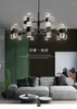 Подвесные светильники Nordic Postmodern Living Room Light Роскошная люстра Modern Minimalist Bedroom Dining 2023 Red