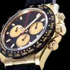 Automatisch Horloge Rol X 2023 Horloge 40MM 4130 Mechanische Rubberen Armband 18k Gouden Horloges Waterdichte Horloges