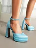 SHOES Sandals ENMAYER INS Size Genuine Leather Women Super High Heels Party Wedding Thick Platform a