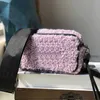 Designer axelväskor handväskor lambwool kamerapåse hög kvalitet kedja långt hår fashionabla kvinnors crossbody väska 175h