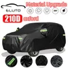 Covers Zwart 210D 190T Volledige Auto Waterdicht Sneeuw Cover Zonnescherm Anti UV Stofdicht Universele Auto Exterieur Styling MLXLXXLHKD230628