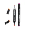 Marker 24/36/48/60/80 Art Marker Pen Set Skizzieren Zeichnen Farbige Pinsel Schreibwaren Bleistift Graffiti Doppel Aquarell Malerei Liefert