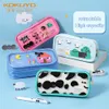 Tassen Japanse briefpapier Kokuyo Nieuwe student Largecapacity Pencil Case Cute Kawaii School Stenties Estuche Multifuncional Lapices