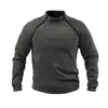 Herentrui Herfst en winter Staande kraag Warme en losse outdoor Warme en ademende herenkleding op voorraad