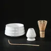 Wijnglazen 4 stks Japanse Matcha Set Veilig Bamboe Garde Theelepel Theesets Indoor Drank Winkel Thee maken Gereedschap Accessoires Verjaardagscadeaus csaf 230627