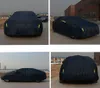 Universal Black Waterproof Full Covers Snow Ice Dust Sun UV Shade inomhus utomhus 7 storlekar Auto Car Cover för alla säsongshkd230628