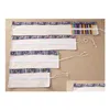Potloodtassen Retro oprolbare canvas make-uphouder - Sketch School Office Supplies Organizer met kliksluiting Drop Delivery Business in Dhn8I