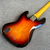 Anpassad butik, Sunset Head One-Piece Electric Guitar, Maple Fingerboard, Chrome Hardware, Free Frakt