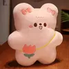 Plush Pillows Cushions 40CM Cookie Bear Toy Stuffed Cuddly Animal Pillow Seat Cushion Plushie Decor Gifts 230628