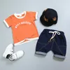 Conjuntos de ropa Bebé Verano Moda Ropa Niños Niños Niñas Carta 2 piezas Conjuntos Niños Algodón Infantil Ropa deportiva Niño Casual Chándal 230627