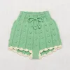 Shorts EnkeliBB Enfant Fille Été Tricot Bloomers Misha et Puff Bébé Fille Lovey Shorts Pour L'été Pop Corn Ball Blommer Toddler Bottoms 230627