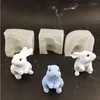 Moules de cuisson 3D D Moule en silicone Outil de fabrication de bougies Ornements de bricolage