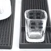 Bar Tools Black Mat Rubber Service Spill Runner Glass Drip Tray Beer Drink Rail Bars 230627