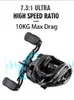 بكرات Baitcasting بكرة صيد فائقة السلاسة 10 كجم Max Drag 171 BB 7.3 1 عالية السرعة خط معدني كأس البحر تهزهز عجلة لسمك السلور باس الكارب 230627