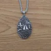 Ожерелья с подвесками Ocean Waves Travel Jewelry Пиратское ожерелье с парусником для морских авантюристов