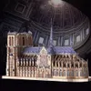 Puzzles 3D Piececool Puzzles en métal 3D Jigsaw Notre Dame Cathedral Paris Kits de construction de modèles à monter soi-même Jouets pour adultes Cadeaux d'anniversaire 230627