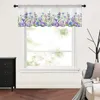 Gordijn Lente Plant Aquarel Keuken Klein Raam Tule Sheer Korte Slaapkamer Woonkamer Home Decor Voile Drapes