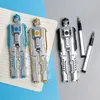 Pens 20 pcs/lot Creative Robot Gel Pen Cute 0.5mm Black Ink Signature Pens Stationery Gift office School Supplies