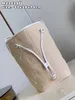 2023 hochwertige Designer-Handtasche, Damen-Umhängetasche, Strandtasche, mittelgroß, schwarz-beige Baumwolle mit Lederhandtasche, Pariser Marke, Rindslederbesatz, Tragetasche, Clutch