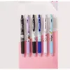 Pensje 36 szt./Lot Creative Dog Press Pen Cute 0,5 mm czarny atrament podpis Pens School School Supplies Prezent papierniczy