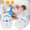 Bezprzewodowe niemowlę 2,4 GHz Przenośna cyfrowa cyfrowa dźwiękowa Audio Monitor wrażliwa transmisja dwukierunkowa rozmowa kryształowy Clear Cry Voice L230619