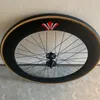 Roues de vélo Piste Fixie Vélo Flip-flop Jante Vitesse Unique Vélo Roues Hauteur 70mm Avant Arrière 32H Moyeu Pignon Fixe En Alliage D'aluminium 230628