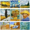 Blumen-Leinwandgemälde, abstrakte Kunst, Gemälde von Van Gogh und Landschaft, Pflanzen-Blumen-Poster und Drucke, moderner Stil, Heim-Cuadros-Dekoration