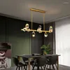 Chandeliers Nordic Glass Ball Home Decor Pendant Lights Modern Crystal Led Chandelier Simple Decoration