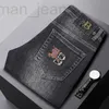 Heren Jeans Designer 2022 Herfst/Winter Nieuw Merk Voor Zakelijke Kleine Rechte Mouw Casual Elastiek Midden Taille Jeugd borduurwerk QH5P