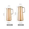 1.8L Glass Water Pitcher with Handle Heat Resisttant Cold Hot Kettle Large-capacity Tea Pot Water Bottle Juice Jug Gray Amber L230620