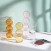 Vasos Vaso de flores para decoração de casa vidro decorativo garrafa terrário enfeites de mesa pequenos