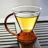 Glass cold water cup glass cold kettle amber with ball cover Faz pot flower teapot tea set cup cute water bottle L230620