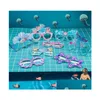 Party Decoration Partylike Oceanspecs Fun Glasses For Boys/Girls - Sea Creature Themed Paper Eyewear W/ Po Booth Props Cartoon Frame Dhjoj