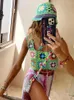 Frauen Tanks Xikom 2023 Sommer Frauen Handgemachte Aushöhlen Häkeln Plaid Blume Top Weibliche Süße Spaghetti Strap Mädchen Tops