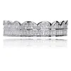 Grillz Dental Grills Rabatt Baguette Set Zähne Grillz Top Bottom Silber Farbe Mund Hip Hop Modeschmuck Rapper Drop Lieferung Bod Dh72E