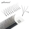 Faux Cils GAHAMACA W Shape Extensions de Cils LLU 3D Premade Volume Fan Lashes Style Confortable Faux Vison Naturel 230627