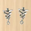 200 Stück Weihnachtsbaum Antik Silber Charms Anhänger Schmuck DIY Halskette Armband Ohrringe Zubehör 2114 mm Anpassen Generatio1251789