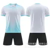 Novo conjunto de roupa de futebol de secagem rápida respirável para adultos e crianças roupa de treinamento de futebol para corrida para estudantes equipe de competição uni