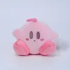 Plush Dolls 12Cm Pink Star Kirby Kawaii Tomy Keyring Soft Stuffed Plush Toys Keychain Waddle Dee Adventure Game Gifts for Childrens 230627