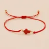 Link Armbanden Go2boho Trouwe Verbinding Kleurrijke Turquoise Kruis Kraal Rood Touw Vriendschap Armband Sieraden Cadeau