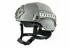 Tactische helmen Jagen Schieten Buitensporten Lichtgewicht Tactische snelle helm Verstelbare ABS-helm met zijrails NVG-bevestiging voor PaintballHKD230628