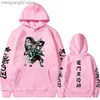 Men's Hoodies Sweatshirts Demon Slayer Anime Hoodie 2023 Hot Sale Pullovers Sweatshirts Kamado Tanjirou Graphic Printed Tops Casual Hip Hop Streetwear T23628