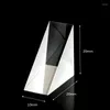 20x20x10mm Optical Glass Triangular Lsosceles Right Angle K9 Prism Lens Light Spectrum Physics