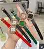 Fashion Full Brand Wrist Watch Women Ladies Flowers Designer Crystal Style Luxury With Logo Leather Strap Quartz Clock VA06